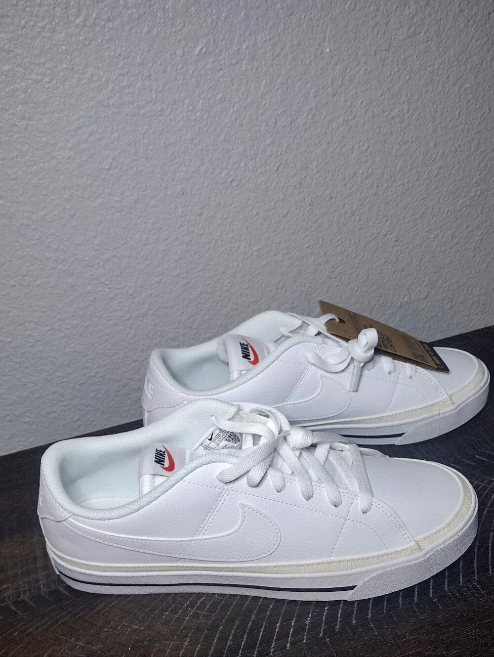 Nike Men’s White Court-Style Sneakers